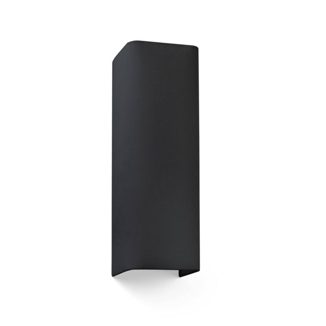 Netlighting Cotton Black Square Wall Light 370x 125x 105 2x E27 - image 1