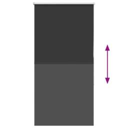 Berkfield Home Roller Blind Blackout Black 75x175 cm Fabric Width 70.7 cm Polyester - thumbnail 5