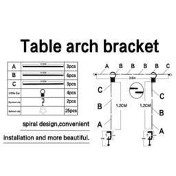 "Nordara Adjustable Over Table Rod Stand 47""-98"" Black Metal with Clamps" - thumbnail 4