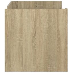 Berkfield Home Coffee Table Sonoma Oak 100x50x50 cm Engineered Wood in Brown - Size: 100 x 50 x 50 cm - thumbnail 5