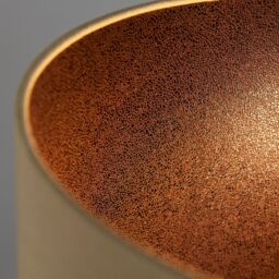 Netlighting Abia Table Lamp Oak Effect Resin Natural Linen Shade in Brown - thumbnail 6