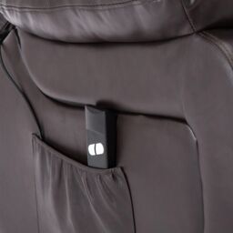 More4Homes Chester Single Motor Rise Recliner Bonded Leather Heat & Massage Chair in Brown - thumbnail 6