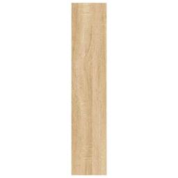 Berkfield Home Wall Shelf Sonoma Oak 90x16x78 cm Engineered Wood in Light Brown - Size: 90 x 16 x 78 cm - thumbnail 5