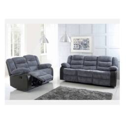 Furniture 786 Rio Fabric Recliner 3 & 2 Seater Sofa Set - thumbnail 3