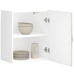 Berkfield Home Kitchen Wall Cabinet Lucca Concrete Grey Engineered Wood - thumbnail 1