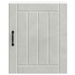 Berkfield Home Kitchen Wall Cabinet Lucca Concrete Grey Engineered Wood - thumbnail 5