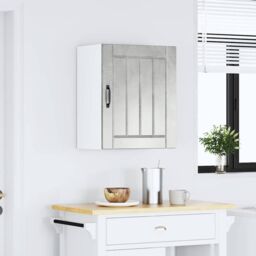 Berkfield Home Kitchen Wall Cabinet Lucca Concrete Grey Engineered Wood - thumbnail 3