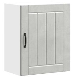 Berkfield Home Kitchen Wall Cabinet Lucca Concrete Grey Engineered Wood - thumbnail 2
