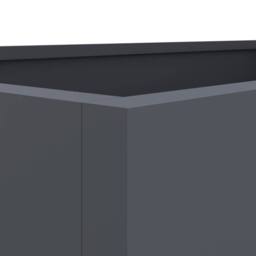 Berkfield Home Planter Anthracite 62x40x39 cm Steel in Charcoal - Size: 62 x 40 x 39 cm - thumbnail 8