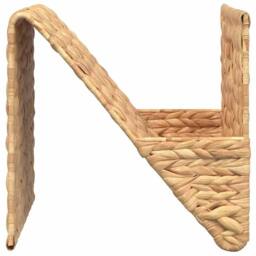 Berkfield Home Magazine Holder 31x31x31 cm Water Hyacinth in Brown - Size: 31 x 31 x 31 cm - thumbnail 4