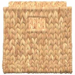 Berkfield Home Magazine Holder 31x31x31 cm Water Hyacinth in Brown - Size: 31 x 31 x 31 cm - thumbnail 5