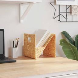 Berkfield Home Magazine Holder 31x31x31 cm Water Hyacinth in Brown - Size: 31 x 31 x 31 cm - thumbnail 2