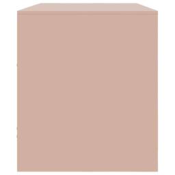 Berkfield Home TV Cabinet Pink 99x39x44 cm Steel - Size: 99 x 39 x 44 cm - thumbnail 8