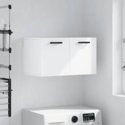 Berkfield Home Wall Cabinet White 60x36.5x35 cm Engineered Wood - thumbnail 1