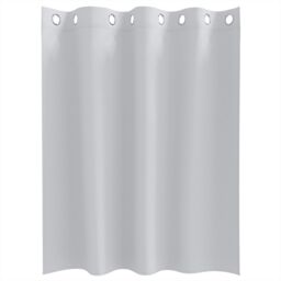 Berkfield Home Curtains with Curtains 2 pcs Pale grey 140 x 140 cm Polyester - thumbnail 3