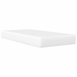 Berkfield Home Bed Frame with Headboard White 90 x 190 cm Faux Leather - thumbnail 5
