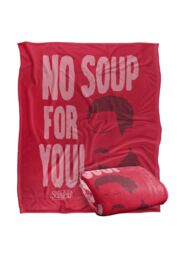 Warner Brothers Seinfeld 152x127cm The Soup Stand Silky Touch Super Soft Throw Blanket in White - Size: 152x127 cm - thumbnail 2
