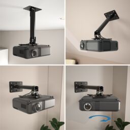 AVF Universal Extendable Tilt & Turn Projector Mount in Black - thumbnail 3
