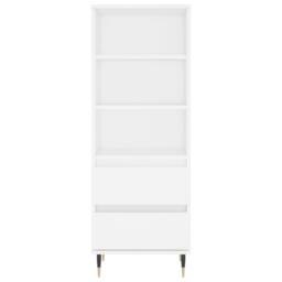 Berkfield Home Highboard White 40x36x110 cm Engineered Wood - Size: 40 x 36 x 110 cm - thumbnail 5