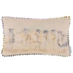 Voyage Maison Come By Printed Cushion Cream - Size: 30 cm x 50 cm - thumbnail 2