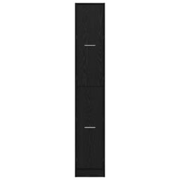 Berkfield Home Apothecary cabinet Black Oak 30x41x174.5 cm Engineered Wood - thumbnail 6