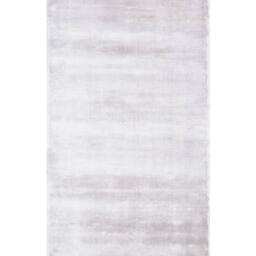 Wyld and Coco Hand Tufted Area Rug Light Grey Low Pile Viscose Cotton Blend - Size: 80 cm x 150 cm - thumbnail 2
