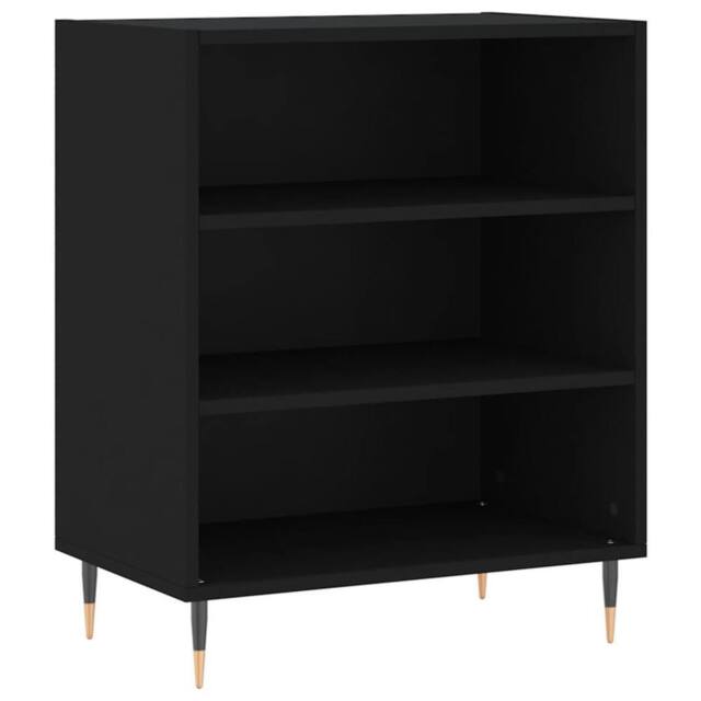 Berkfield Home Sideboard Black 57x35x70 cm Engineered Wood - Size: 57 x 35 x 70 cm - image 1