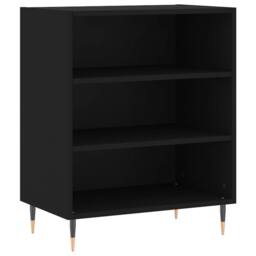 Berkfield Home Sideboard Black 57x35x70 cm Engineered Wood - Size: 57 x 35 x 70 cm - thumbnail 1