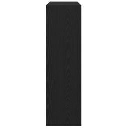 Berkfield Home Book Cabinet/Room Divider Black Oak 100x30x103cm Engineered Wood - Size: 100 x 30 x 103 cm - thumbnail 7