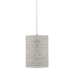 Lighting Collection Cream Painted Easy Fit Lamp Shade - thumbnail 3