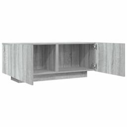 Berkfield Home TV Cabinet Grey Sonoma 100x35x40 cm Engineered Wood - Size: 100 x 35 x 40 cm - thumbnail 7