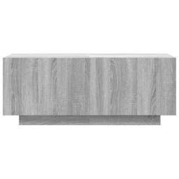 Berkfield Home TV Cabinet Grey Sonoma 100x35x40 cm Engineered Wood - Size: 100 x 35 x 40 cm - thumbnail 4