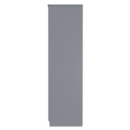 Ready Assembled 2 U Dover 2 Door Mirrored Robe (Ready Assembled) in Dark Grey - thumbnail 2