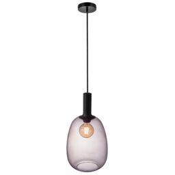 Nordlux Modern Indoor Pendant Light Black Glass E27 Hand Blown - Mains Powered, IP20 - thumbnail 3