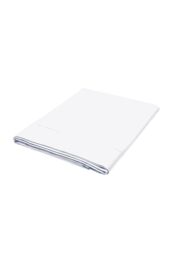1951 'Luxury 1000 Thread Count' Egyptian Cotton Flat Sheet in White - Size: Super King Flat