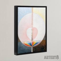"Artery8 Hilma Af Klint Group Ix Uw No 25 The Dove Framed Canvas Wall Art Print - Size: W12"" x H16""" - thumbnail 2