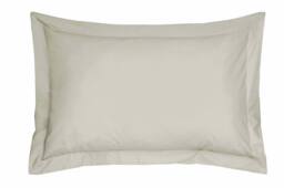 Smart Living Luxury 100% Egyptian Cotton Oxford Pillowcase Pair in Natural - Size: Standard Pillow Case