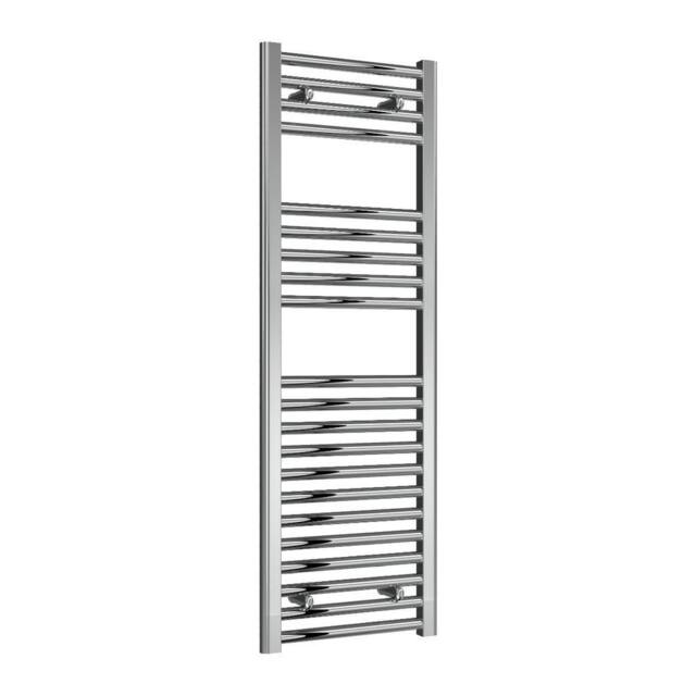Bathroom Kingdom Diva Chrome Straight Heated Towel Rail 1200x400 in Silver - image 1