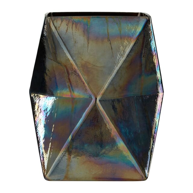 Orsina Rambia Large Oil Slick Glass Candle Holder - image 1