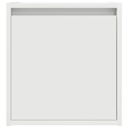 Berkfield Home Wall-Mounted Bedside Cabinet White 38x34x40 cm - Size: 38 x 34 x 40 cm - thumbnail 6