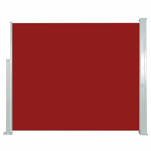 Berkfield Home Retractable Side Awning 120 x 300 cm Red - image 1