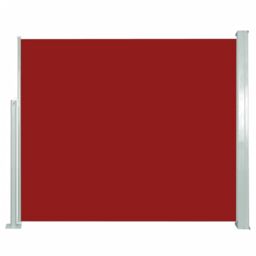 Berkfield Home Retractable Side Awning 120 x 300 cm Red - thumbnail 1