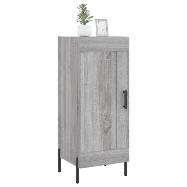 Berkfield Home Sideboard Grey Sonoma 34.5x34x90 cm Engineered Wood - image 1