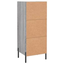 Berkfield Home Sideboard Grey Sonoma 34.5x34x90 cm Engineered Wood - thumbnail 8