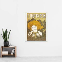 "Artery8 W H Bradley The Chapbook The Pipes June Vintage Cover Wall Art Print in Green - Size: W12"" x H16""" - thumbnail 4