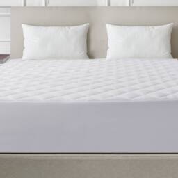 Velosso Quilted Mattress Protector Hypoallergenic in White - Size: King - thumbnail 1