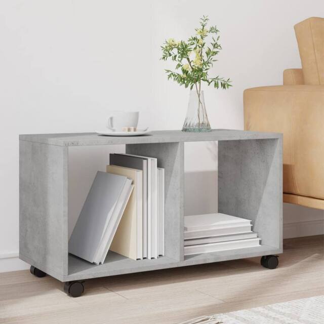Berkfield Home Decorative vidaXL¬†Rolling¬†Cabinet¬†Concrete Grey 72x33x42.5 cm - image 1