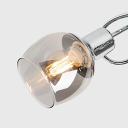 ValueLights Zarah 3 Way Silver Ceiling Bar Light - thumbnail 3