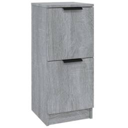 Berkfield Home Sideboard Grey Sonoma 30x30x70 cm Engineered Wood - Size: 30 x 30 x 70 cm - thumbnail 1