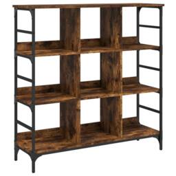 Berkfield Home Sideboard Smoked Oak 102x32x103.5 cm Engineered Wood in Brown - thumbnail 2
